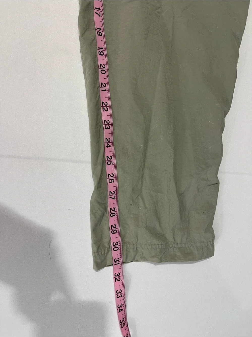 REI Men’s Sage Green Convertible Hiking Camping Cargo Pant Size Medium